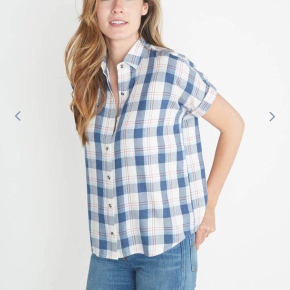 Marine Layer June Short Sleeve Button Down - Picture 4 of 5